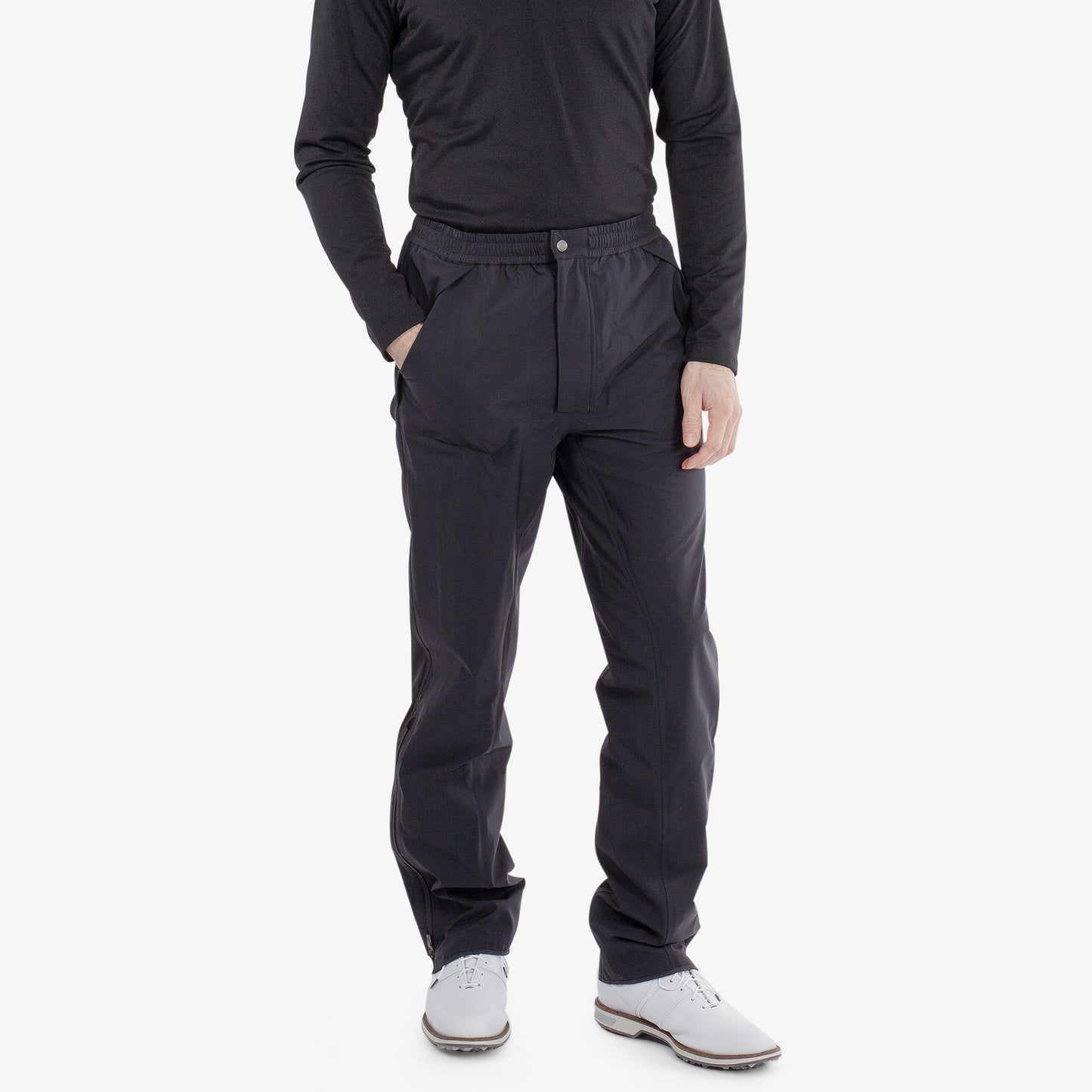 Galvin Green Mens Black PERTEX® Waterproof Over Trousers