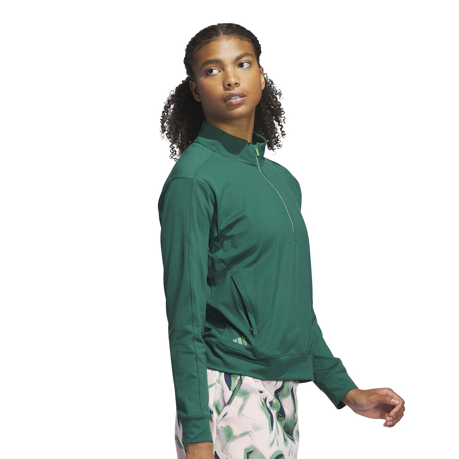 adidas Golf Ladies Layering Top with Zip Neck