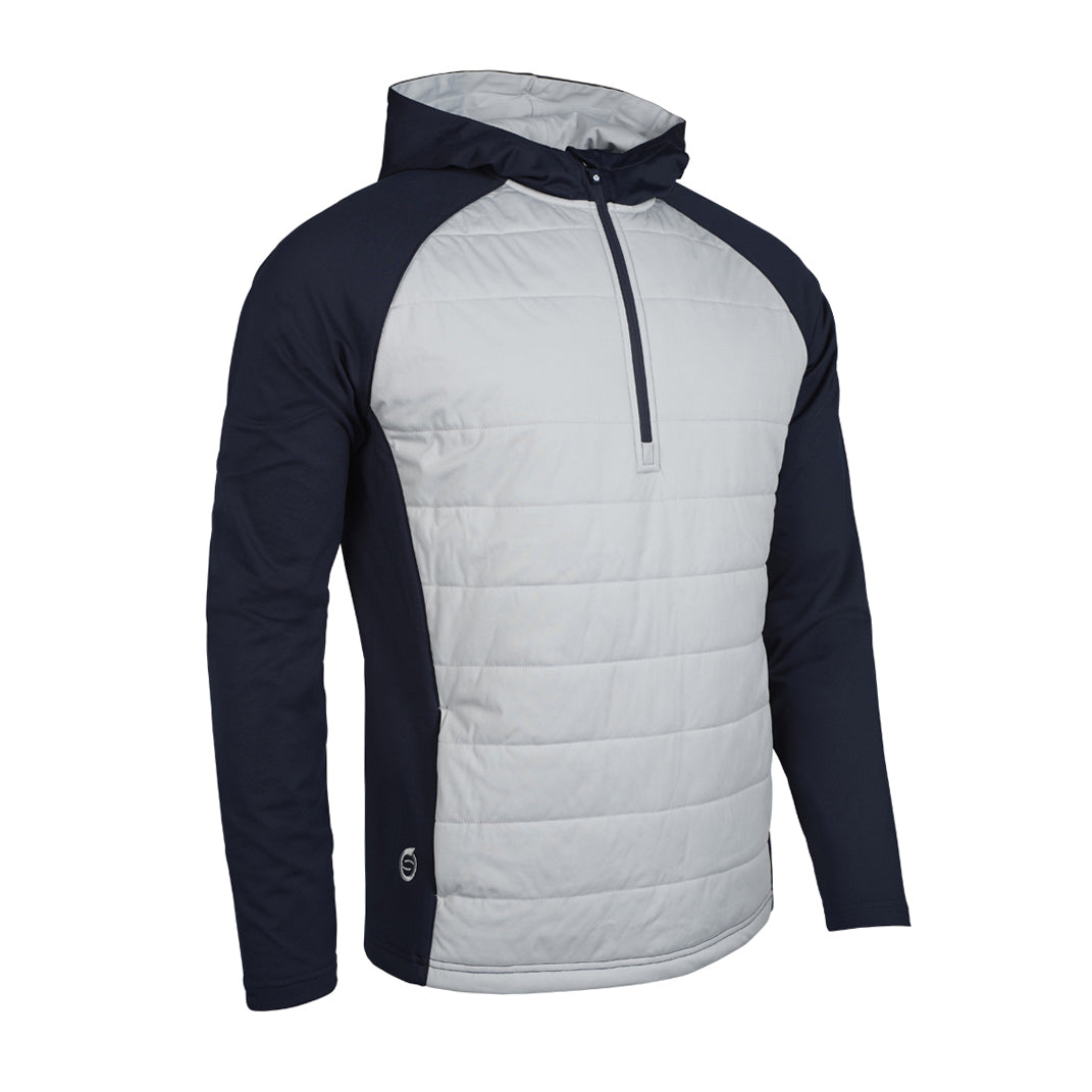 Sunderland Mens Thermal Hooded Hybrid Jacket with Water Repellent Finish