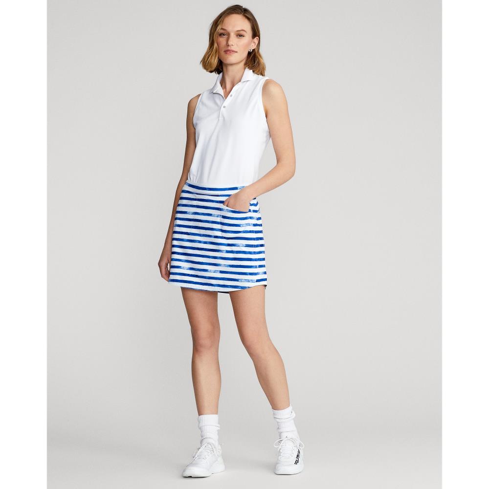 Ralph Lauren Ladies Pull-On Skort in Blue Painted Stripe