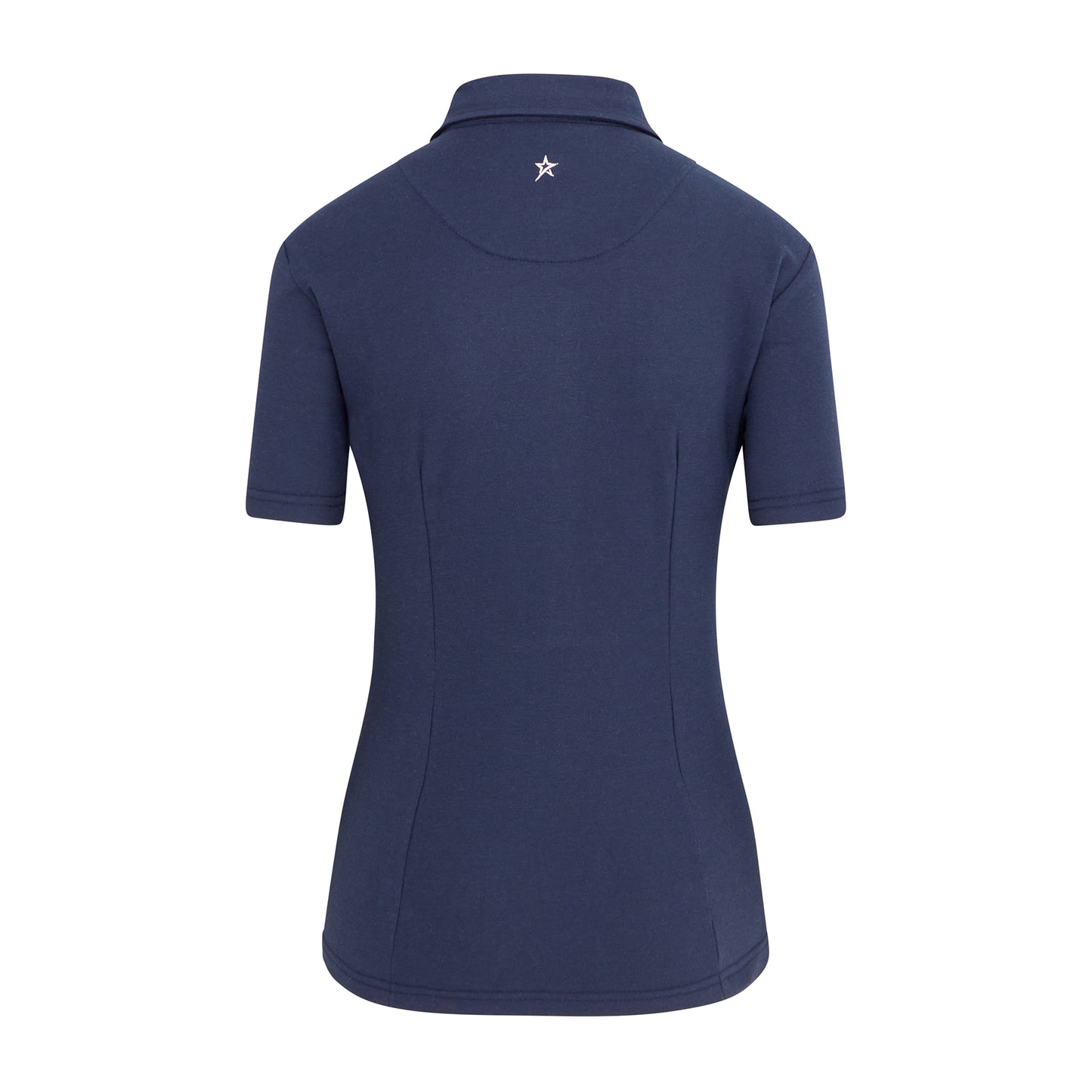 Swing Out Sister Ladies Short Sleeve Polo Shirt with Soft Cotton Finish in Navy Blue