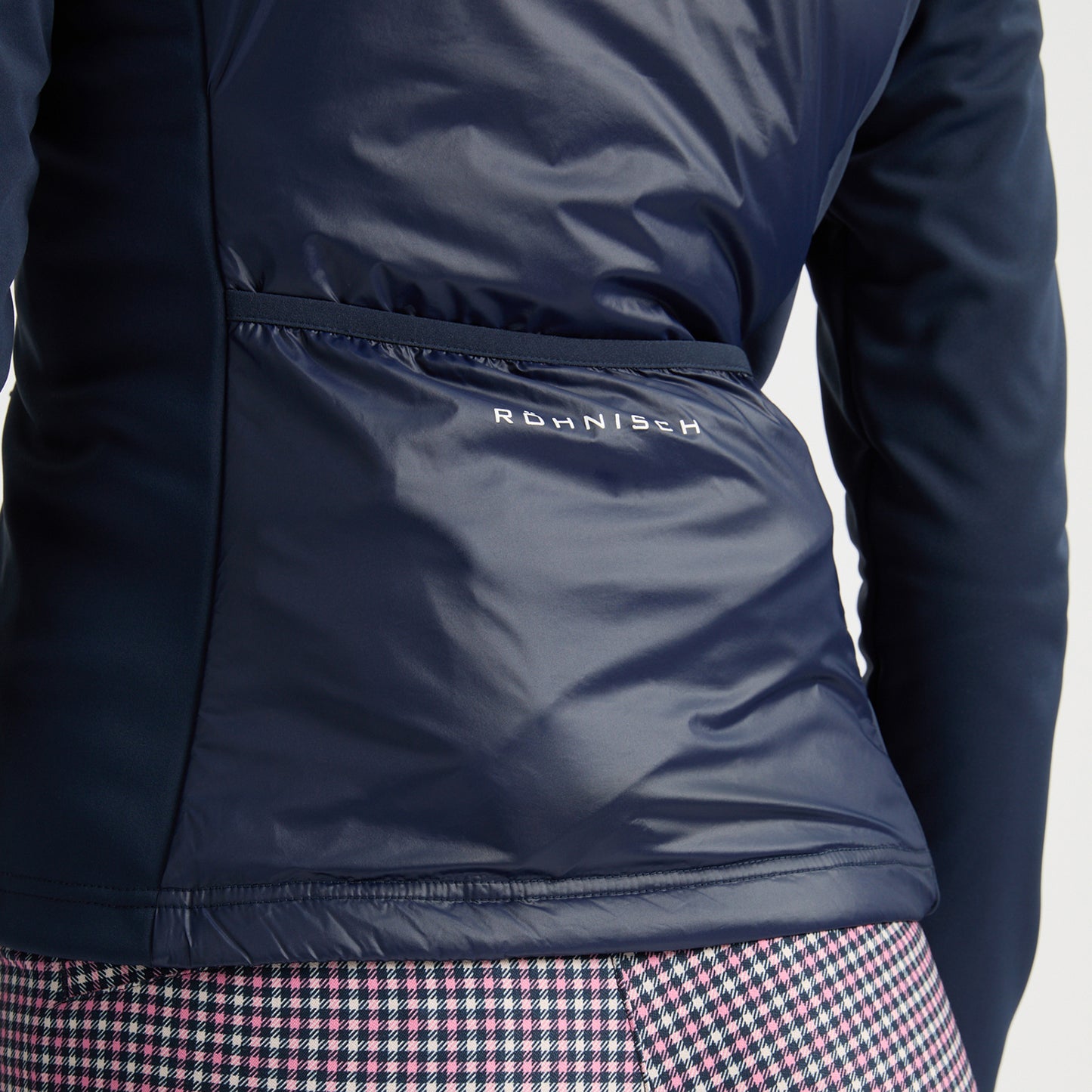 Rohnisch Ladies Hybrid Golf Jacket in Navy