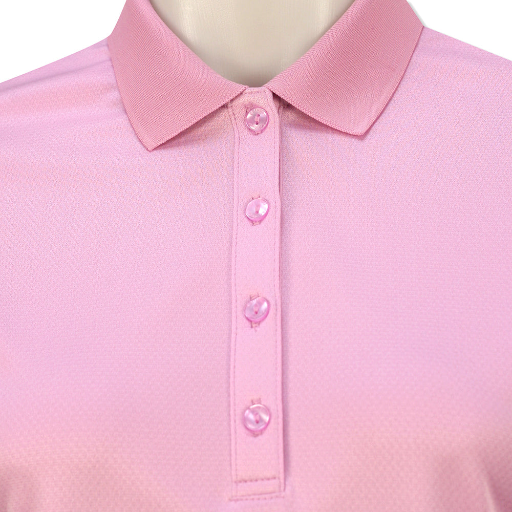 Callaway Ladies Short Sleeve Swing Tech Polo with Opti-Dri in Lilac Chiffon