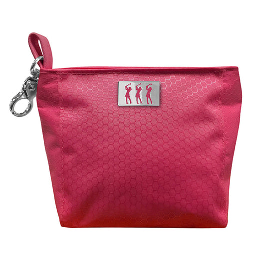 Surprizeshop Honeycomb Mini Handbag With Bag Clip in Pink