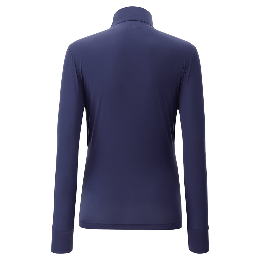 Chervo Ladies Extra Fine Jersey Zip Jacket in Blue