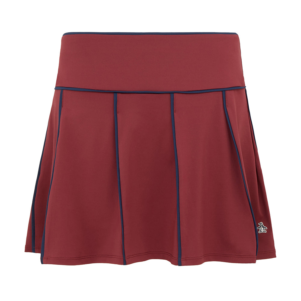 Original Penguin Ladies Multi Piped Pleated Skort - Last One XL Only Left