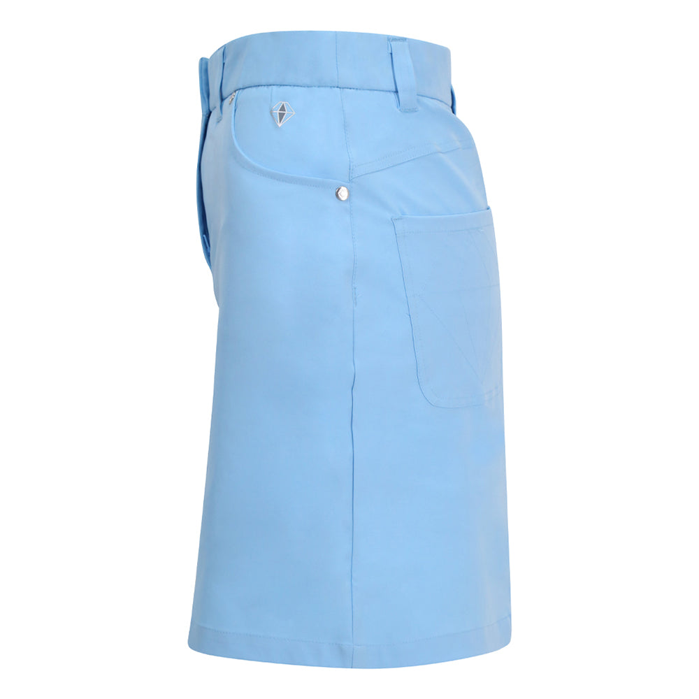 Pure Golf Ladies Stretch Skort in Pale Blue