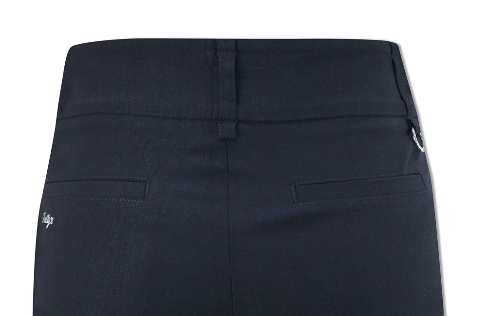 Daily Sports Ladies Pull-On City Shorts with Super-Stretch Finish in Navy Blue