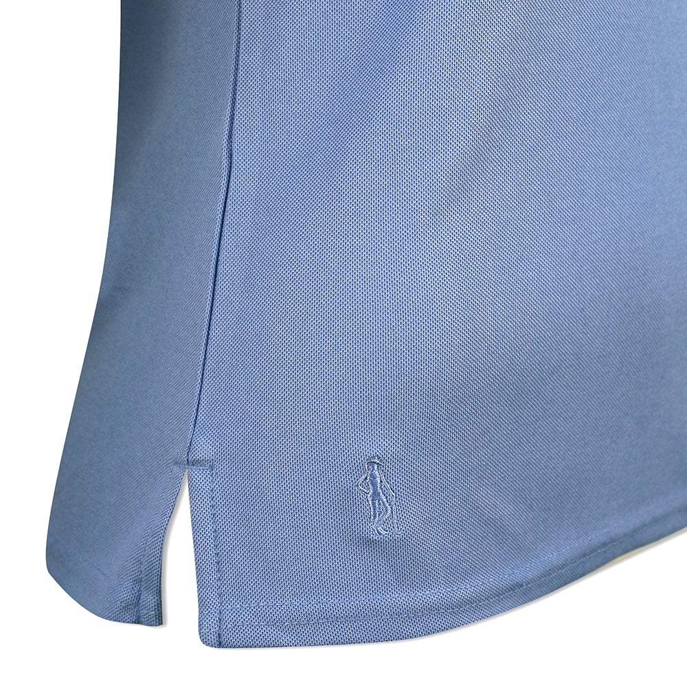 Glenmuir Ladies Short Sleeve Pique Polo with Stretch & UPF50+ in Light Blue