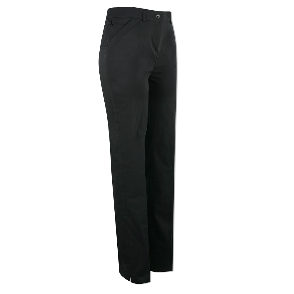 Ping Ladies Lightweight Cotton-Mix Golf Trousers in Black