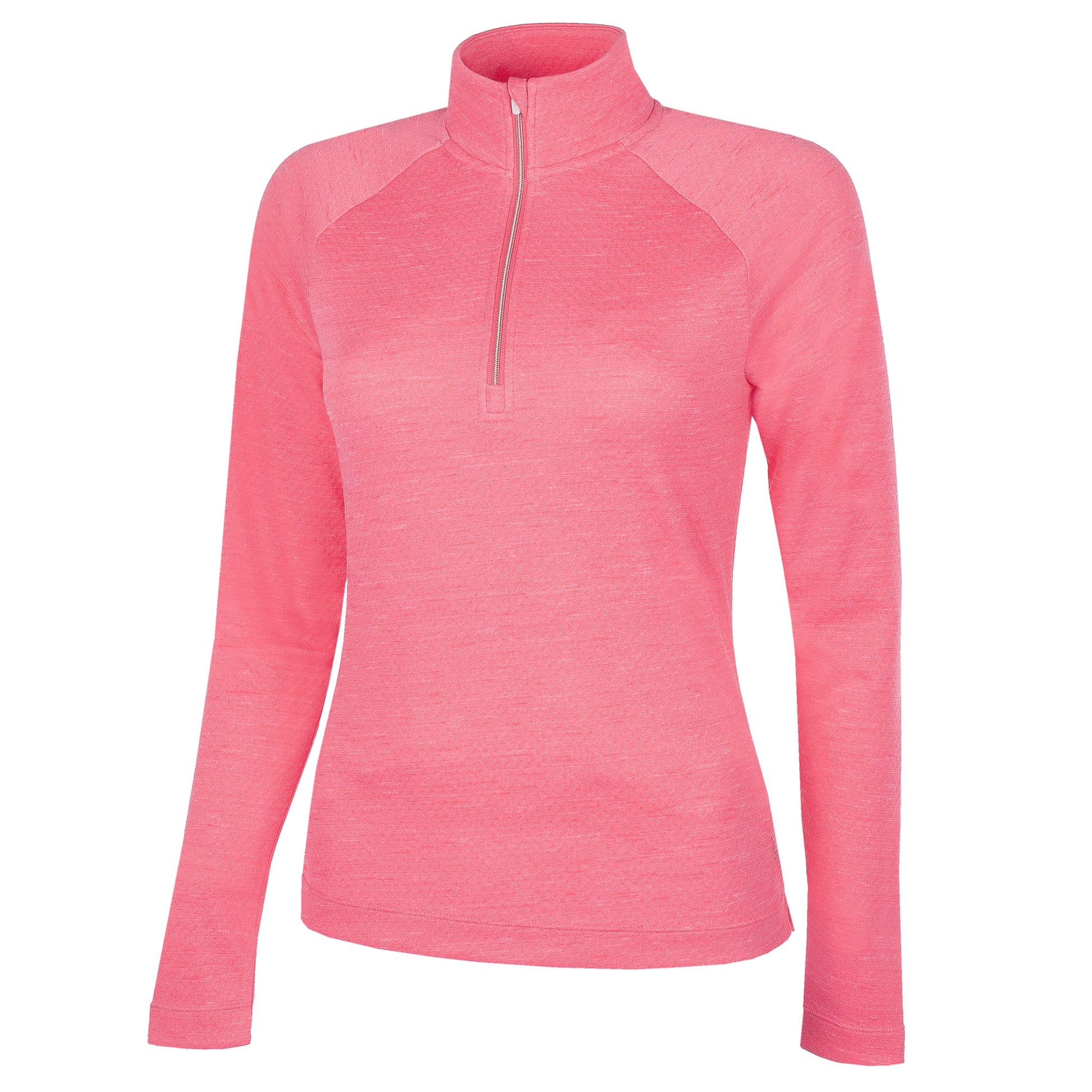 Galvin Green Women's INSULA Zip-Neck Top in Camelia Rose Melange