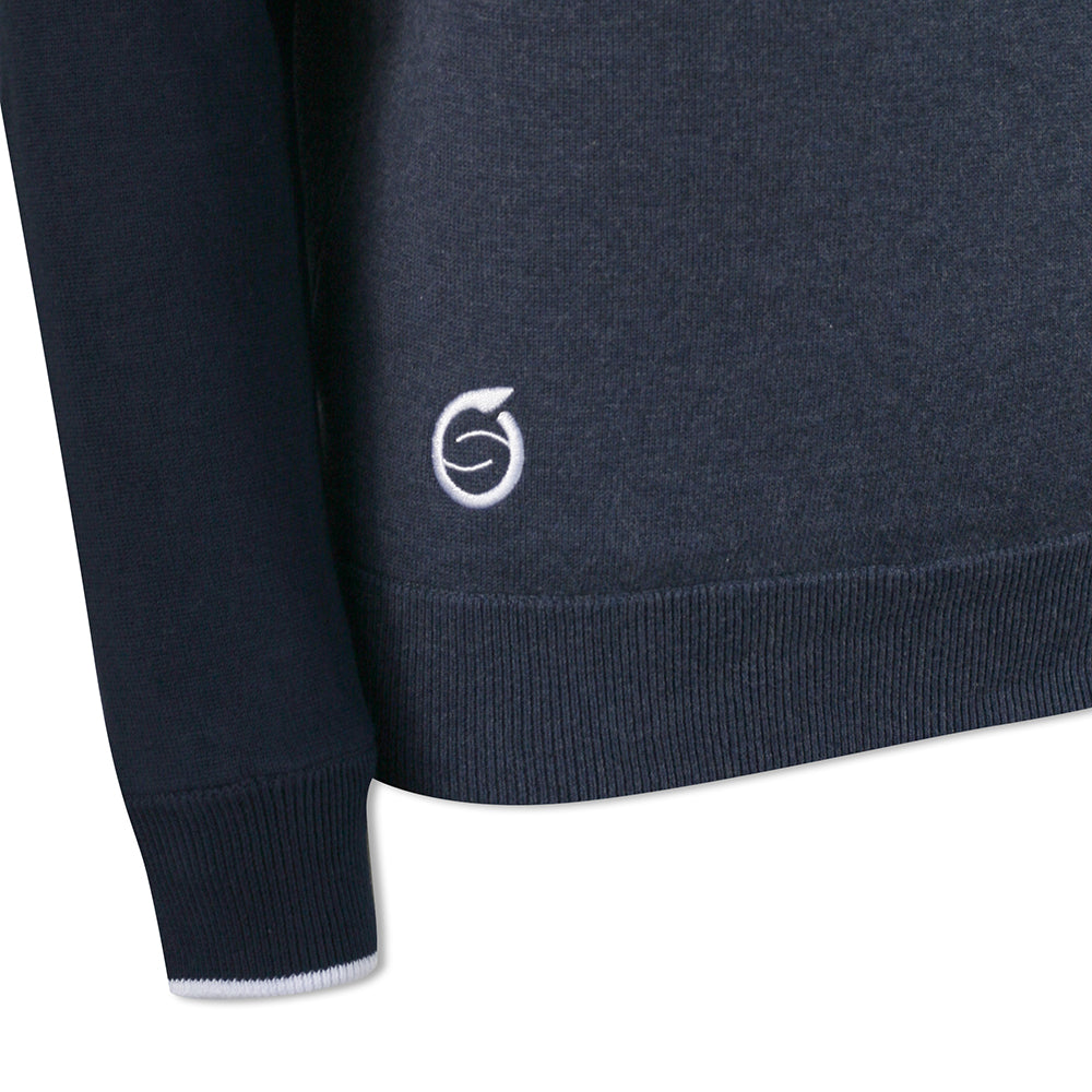 Sunderland Ladies Lined Sweater with Water Repellent Scotchgard in Navy