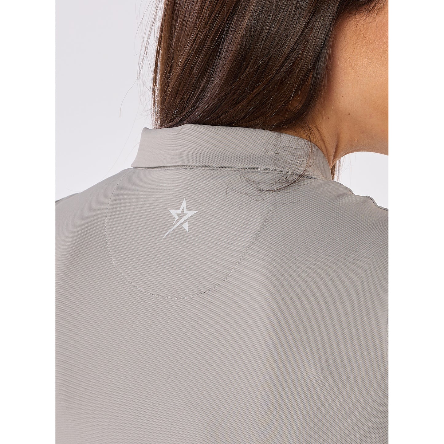 Swing Out Sister Ladies Fluted Sleeve Polo for Elegant Flair On & Off The Course