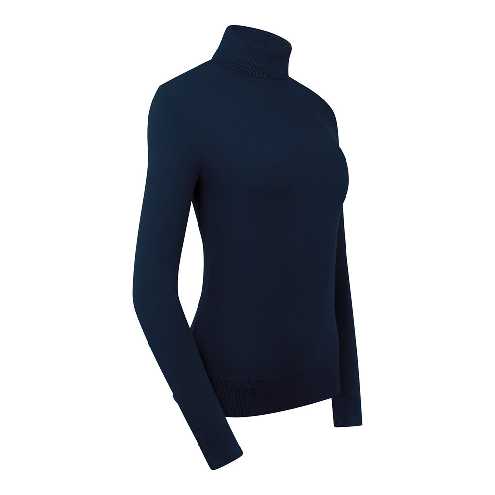 Pure Golf Ladies Classic Roll Neck in Navy