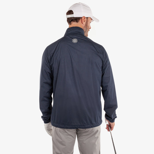 Galvin Green Mens Navy Windshirt with Water Repellent Finish