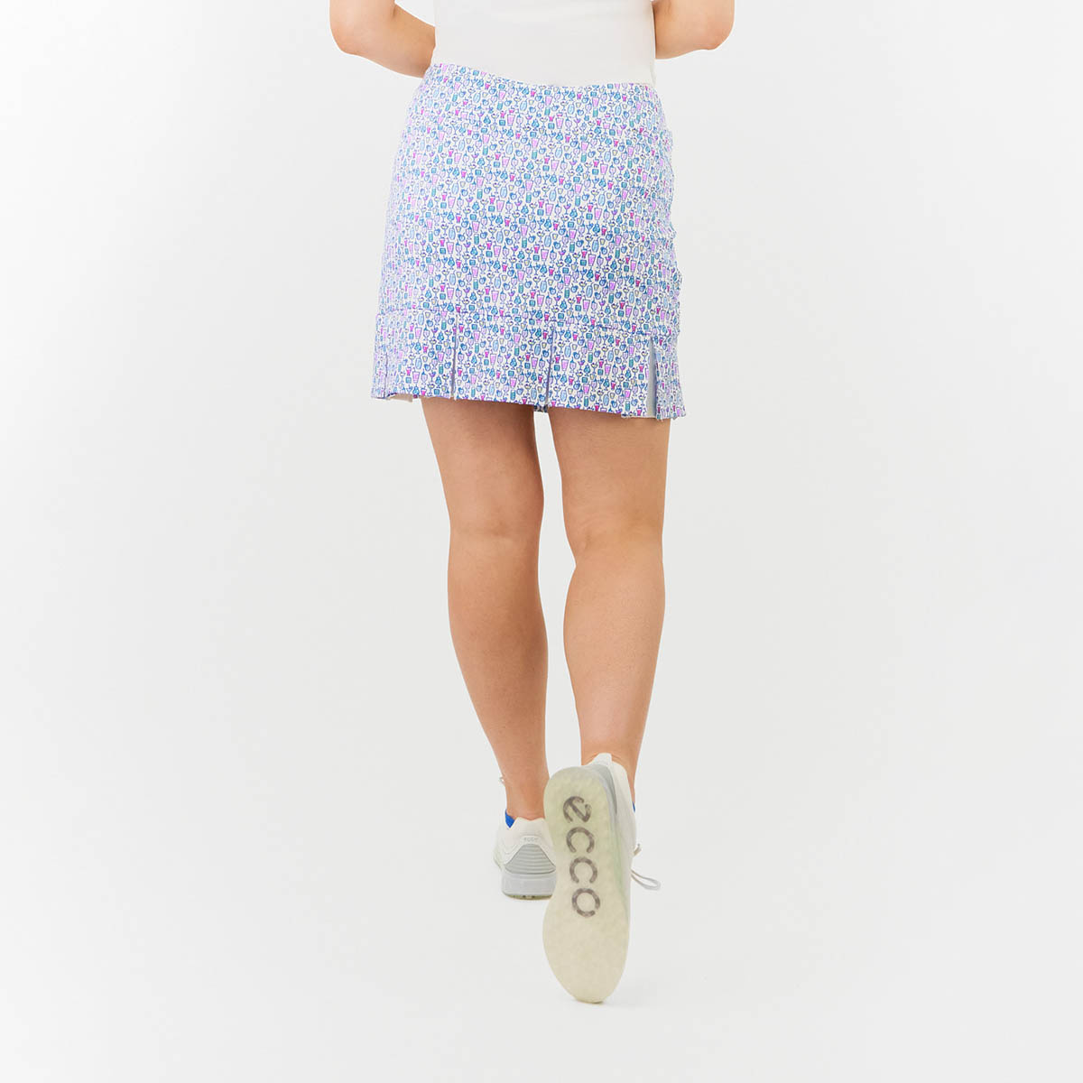 Pure Golf Ladies Cocktail Print Pull-On Skort