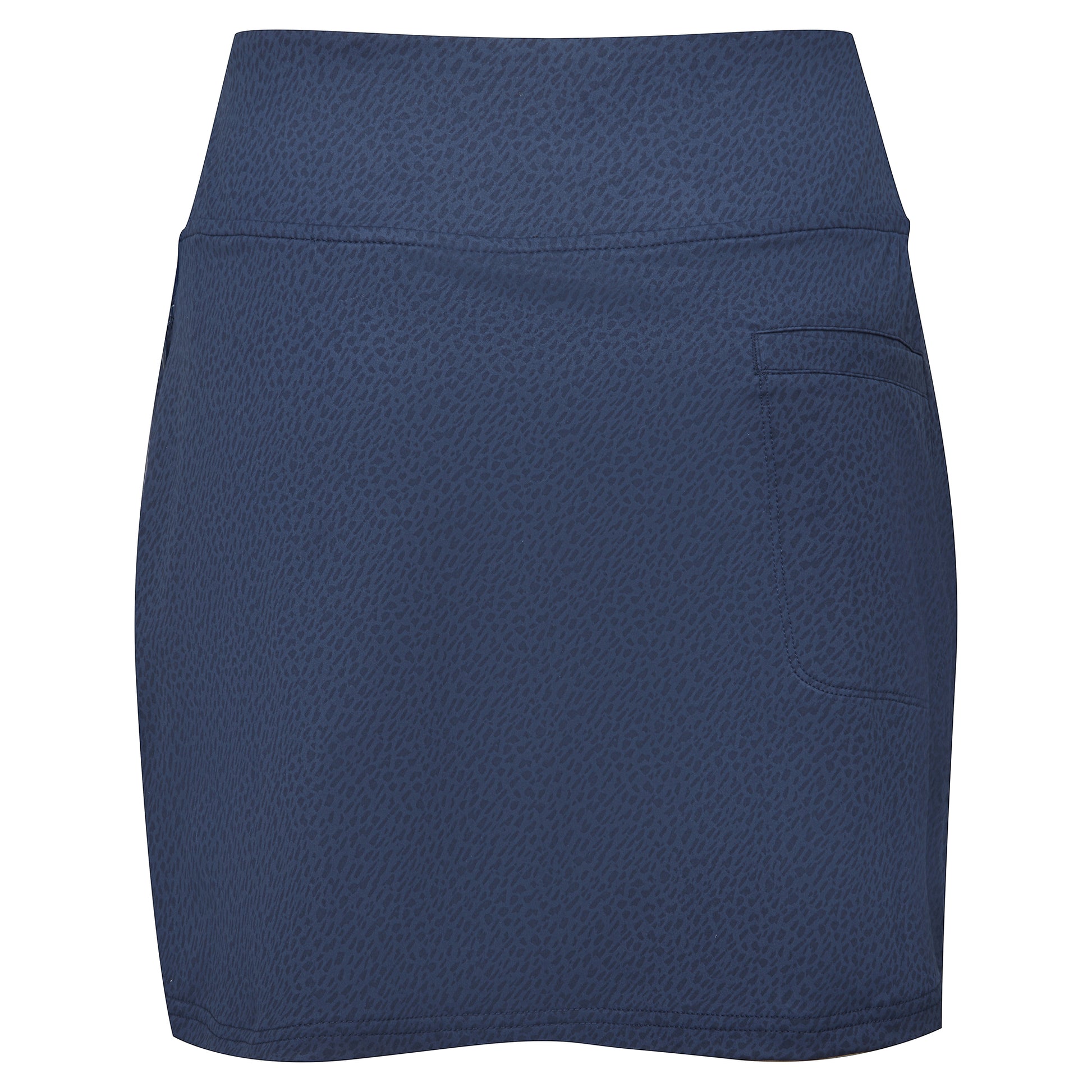 FootJoy Ladies Soft-Stretch Performance Pull-On Skort in Navy Animal Print