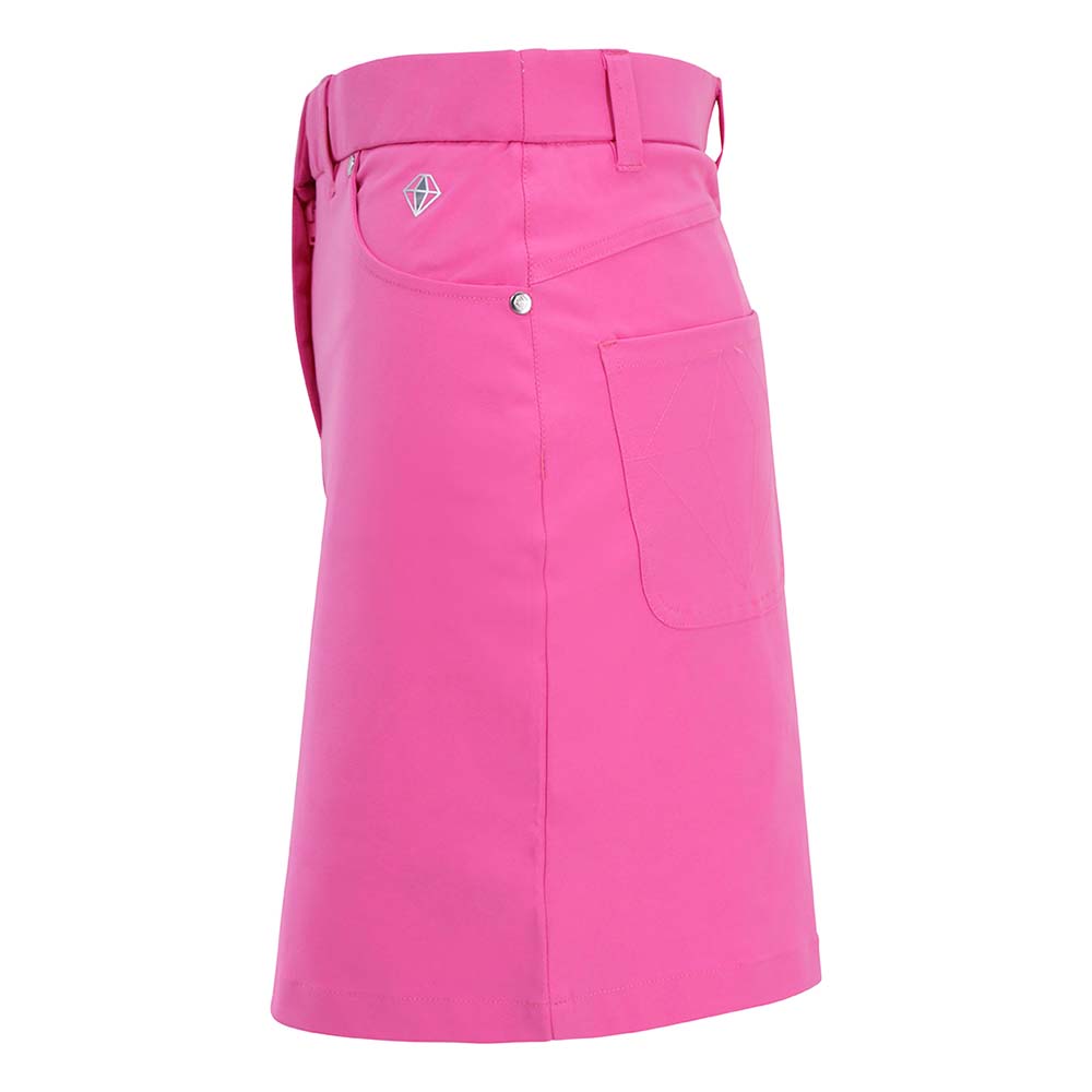 Pure Golf Ladies Stretch Skort in Azalea Pink