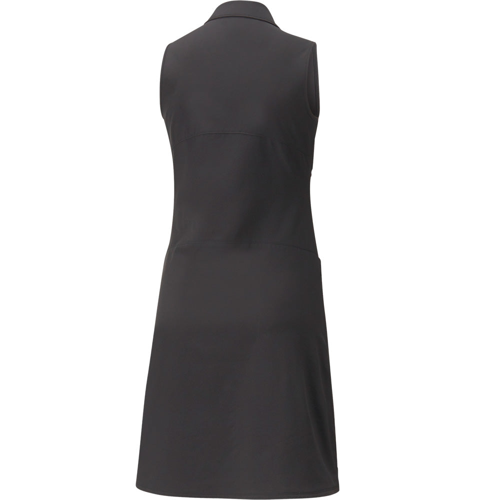 Puma Ladies Sleeveless Golf Dress in Puma Black