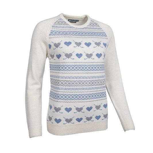 Glenmuir Ladies Merino Blend Festive Fairisle Sweater