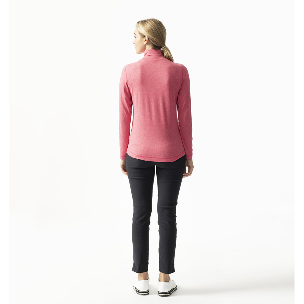 Daily Sports Ladies Berry Pink Roll-Neck Golf Top