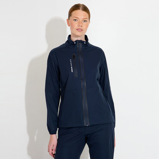 Abacus Ladies Bounce Waterproof Jacket in Navy