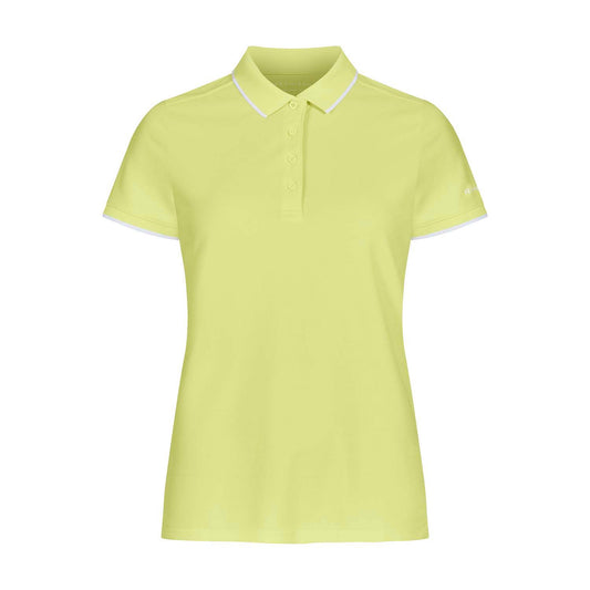Rohnisch Ladies Classic Polo Shirt with Contrast Trim in Sunny Lime