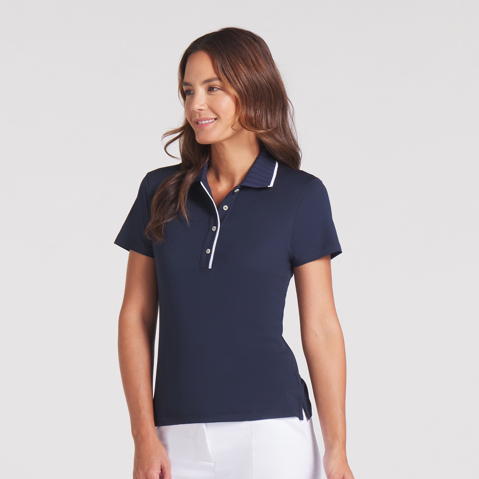 Puma Golf Ladies Short Sleeve Polo with Super Soft Feel for All Day Comfort