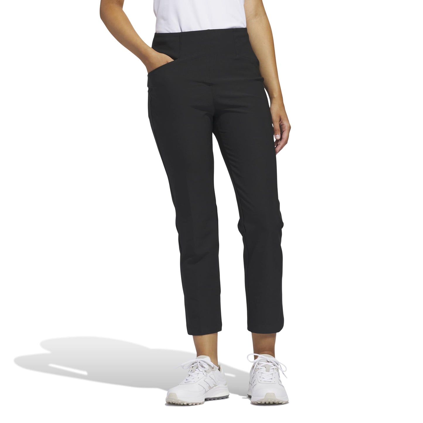 adidas Golf Ladies Pull-On 7/8 Trousers - in Black - Last Pair Size XL Only Left