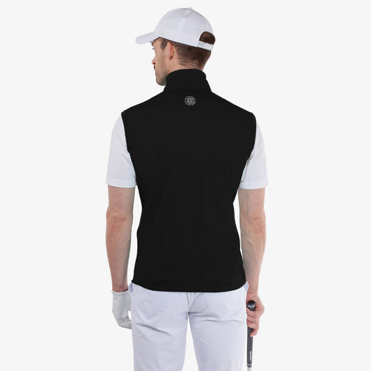 Galvin Green Mens Sleeveless Insulating Vest in Black