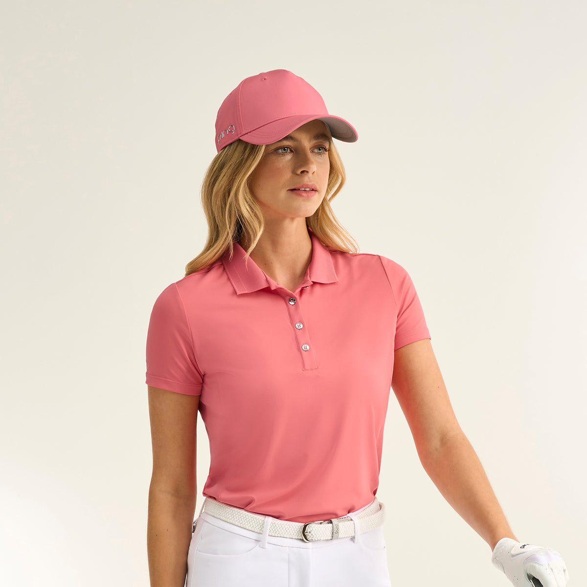 PING Ladies Textured Golf Polo Shirt