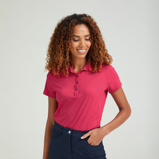 PING Ladies Textured Golf Polo Shirt 