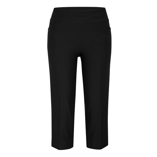 Tail Ladies Slim Fit Pull-On Capris with UPF50 in Black