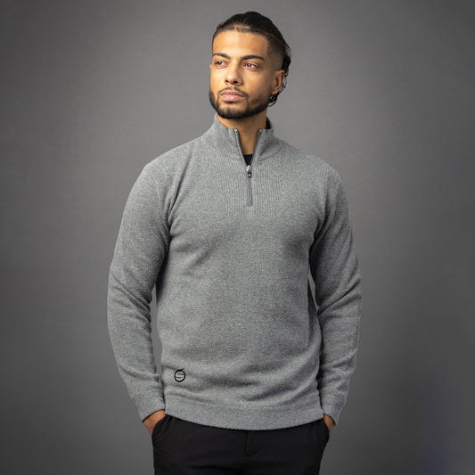 Sunderland Mens Merino Blend Lined Sweater with Water Repellent Finish