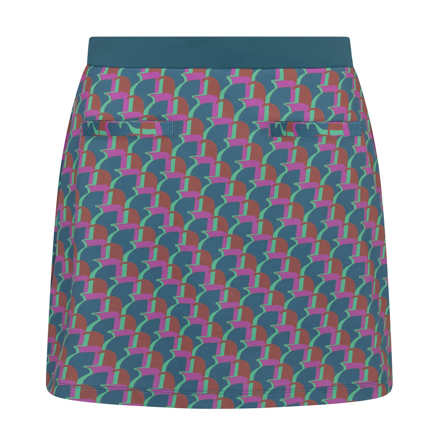 Original Penguin Ladies Pull-On Penguin Print Golf Skort