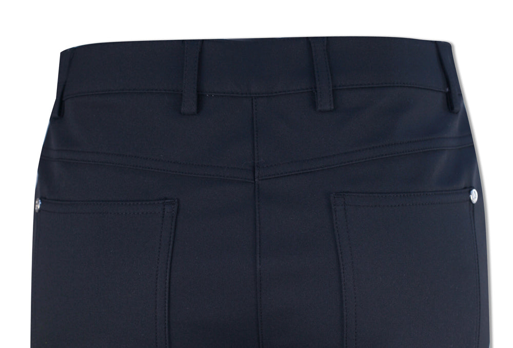 Green Lamb Slim-Fit Thermo Windbarrier Trousers in Navy