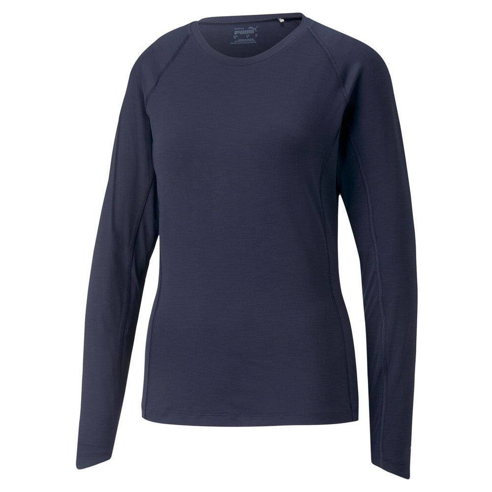 Puma Golf Women's Long Sleeve Crew Neck Top in Navy - XL Only Left