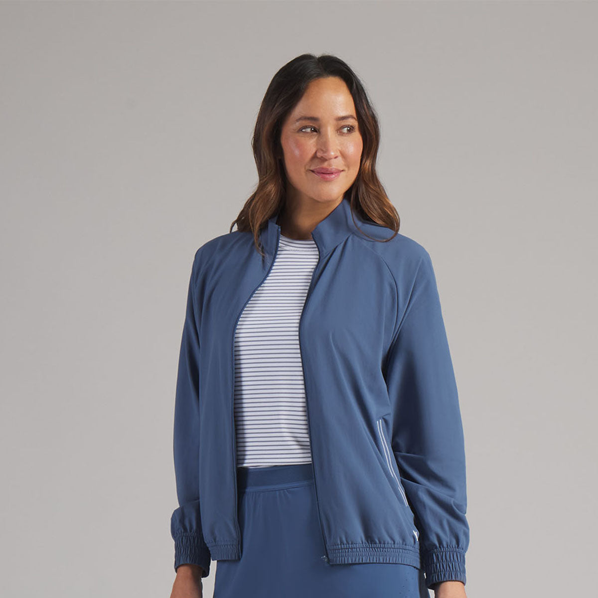 Puma Ladies Golf Wind Jacket Functional & Feminine with Swing Ready Back Detail