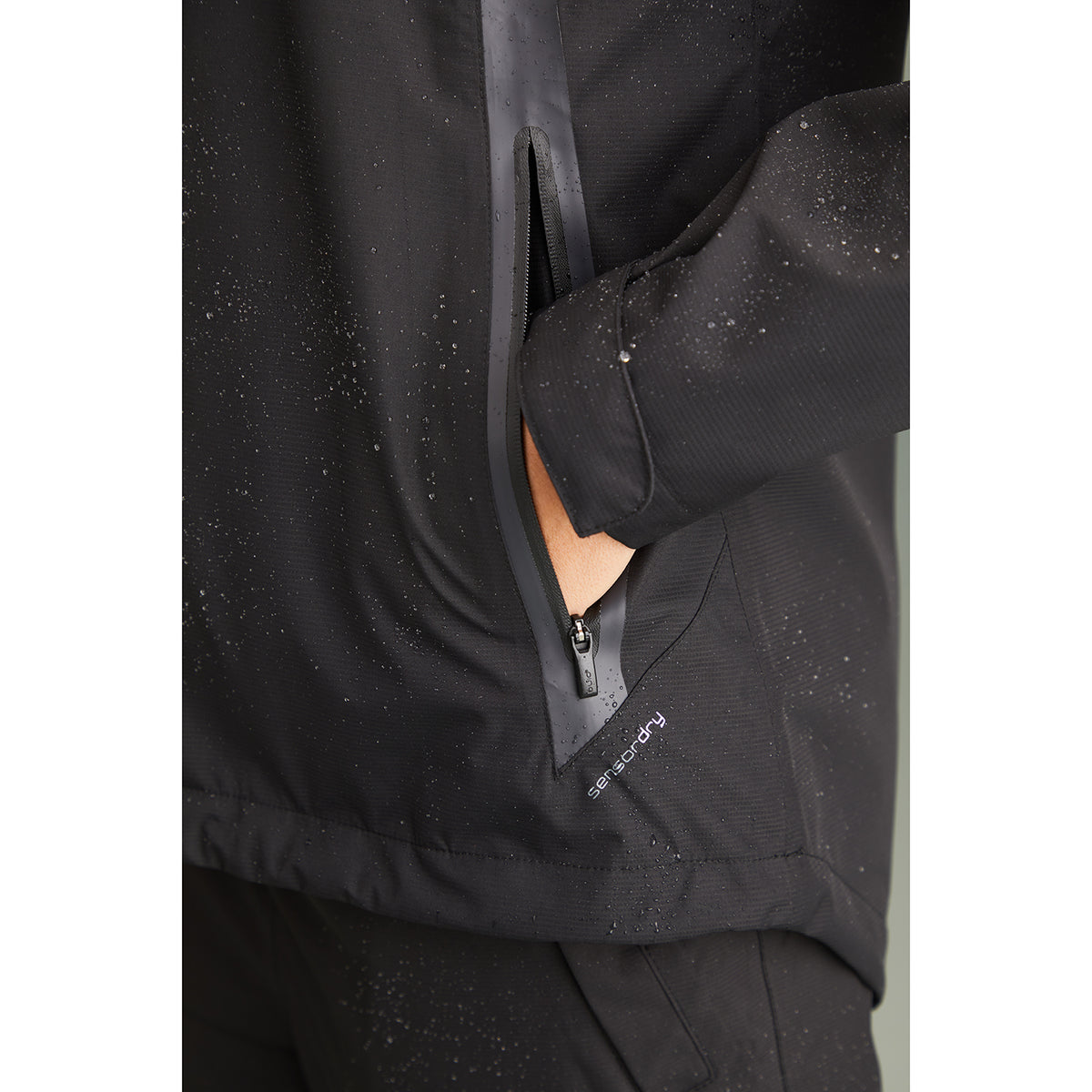 PING Ladies Black Waterproof Golf Jacket
