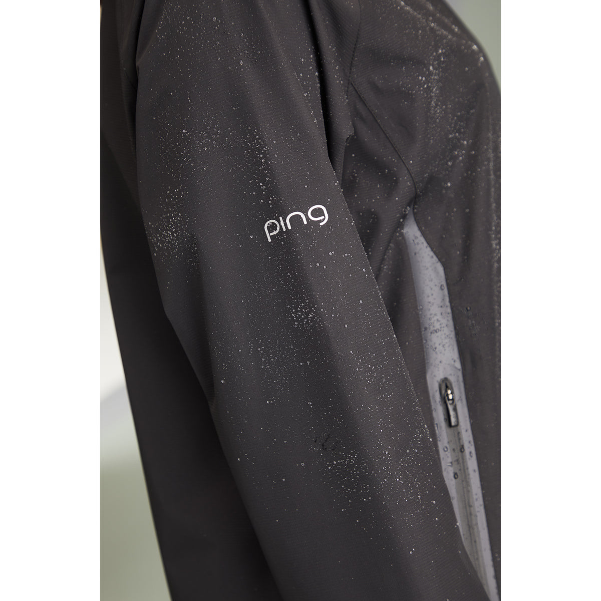 PING Ladies Black Waterproof Golf Jacket
