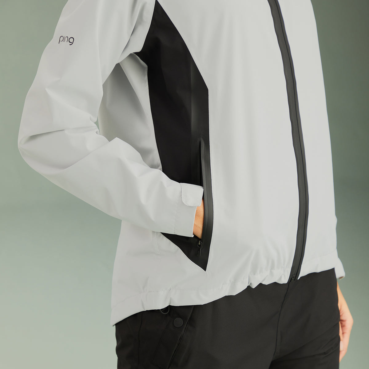 PING Ladies Waterproof Golf Jacket with Stretch Mesh Lining