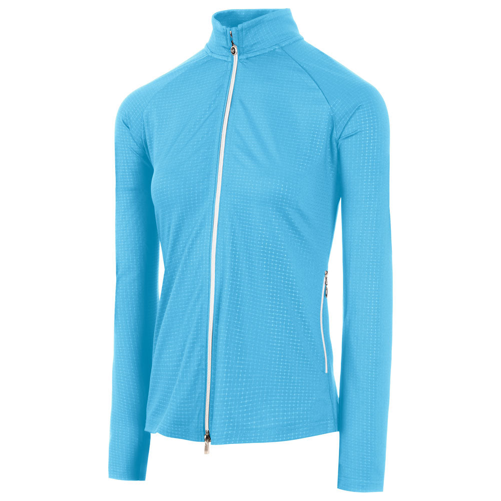 Island Green Ladies Lightweight Mid-Layer Jacket in True Blue