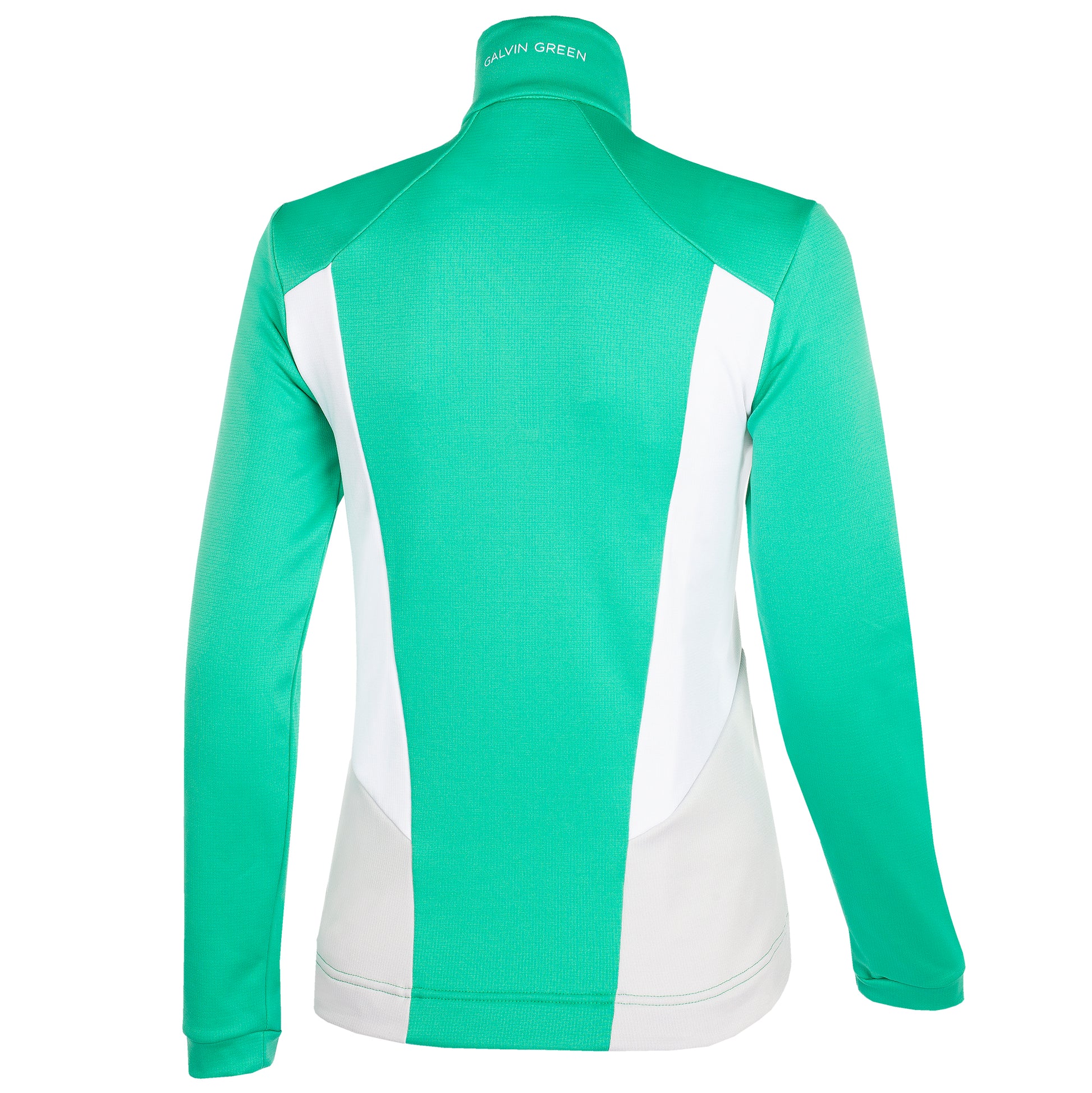 Galvin Green Ladies INSULA Jacket with Contrast Panels in Holly Green/White/Cool Grey