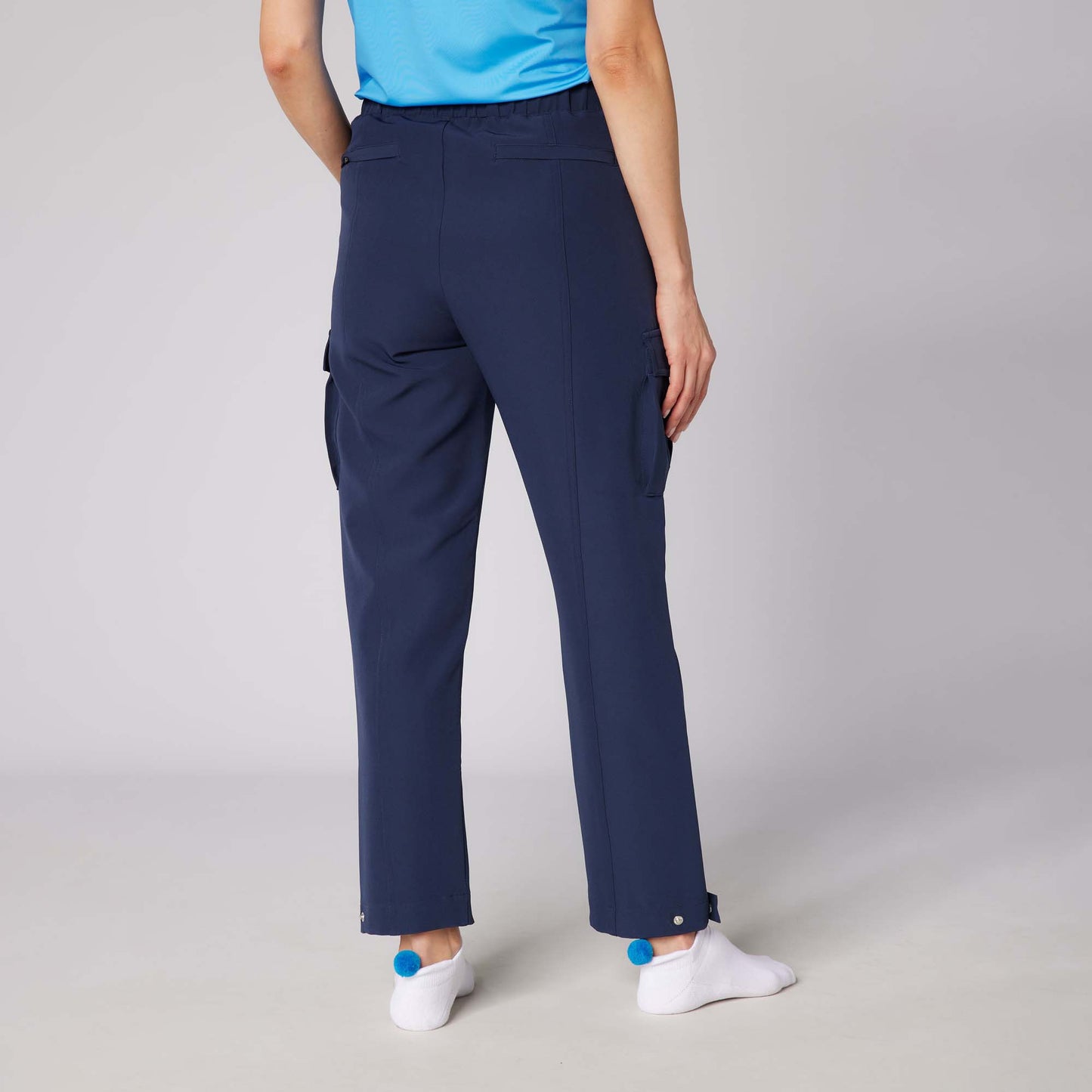 Swing Out Sister Ladies Navy Cargo Style Trousers For Function & Fashion with Every Swing