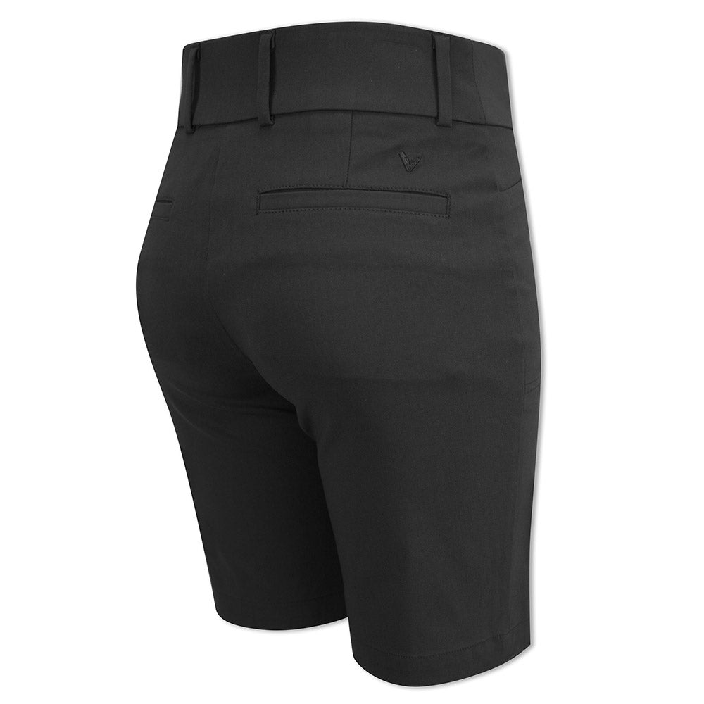 Callaway Ladies Caviar Black Pull-On Golf Shorts