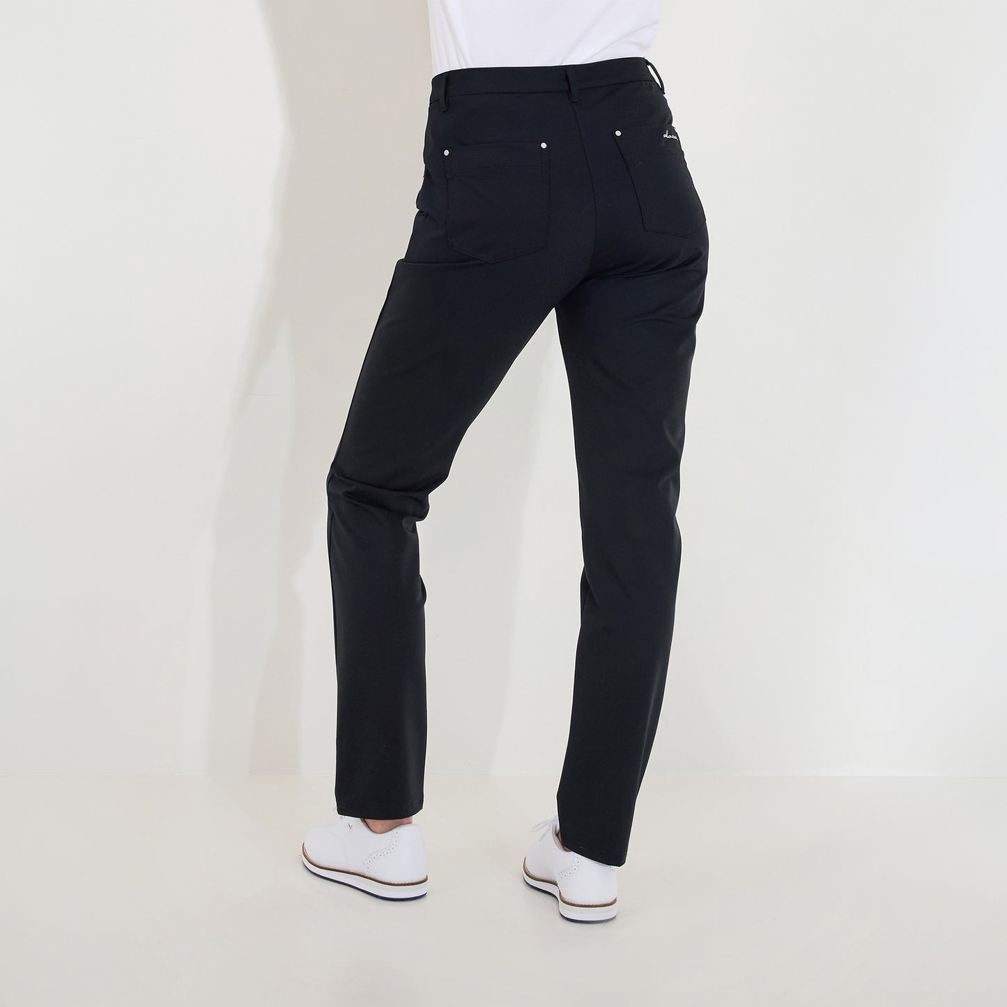 Abacus Ladies Elite High Waist Trousers in Black