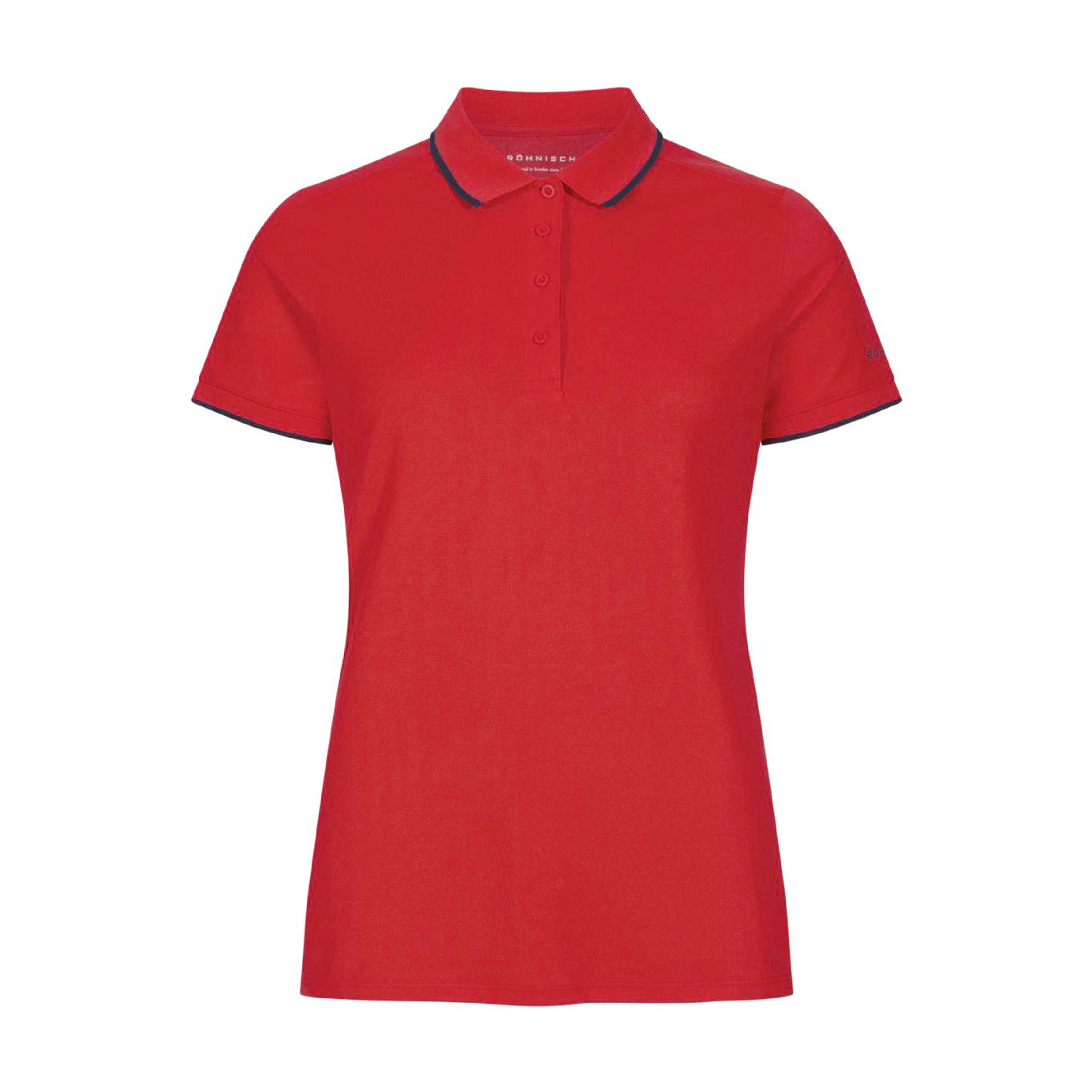 Rohnisch Ladies Classic Polo Shirt with Contrast Trim - Medium Only Left