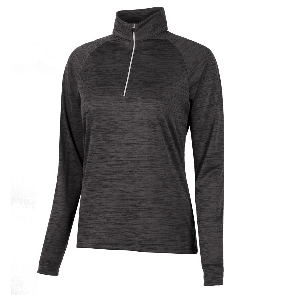 Galvin Green Ladies INSULA Zip Neck Mid-layer Top in Black