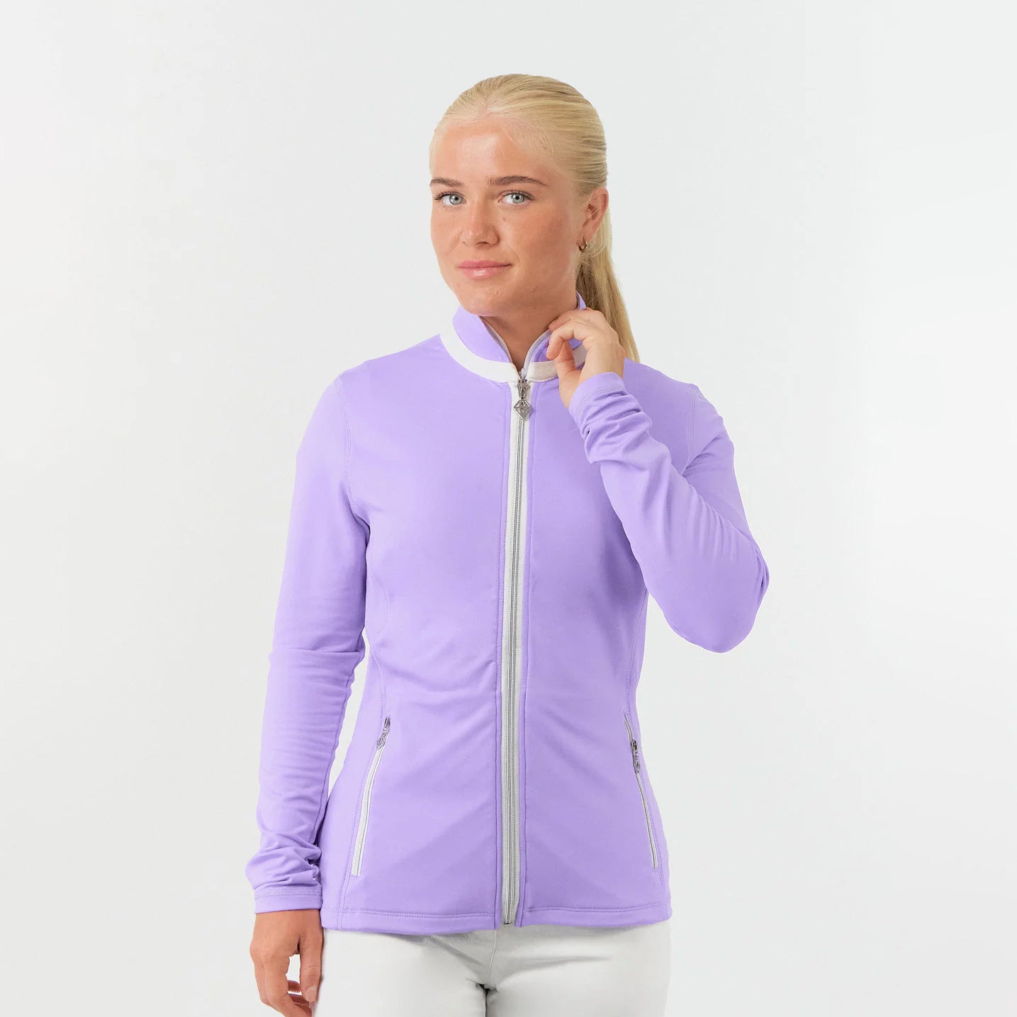 Pure Golf Ladies Full Zipped Mid-Layer Jacket – Modern Layering Meets Active Performance