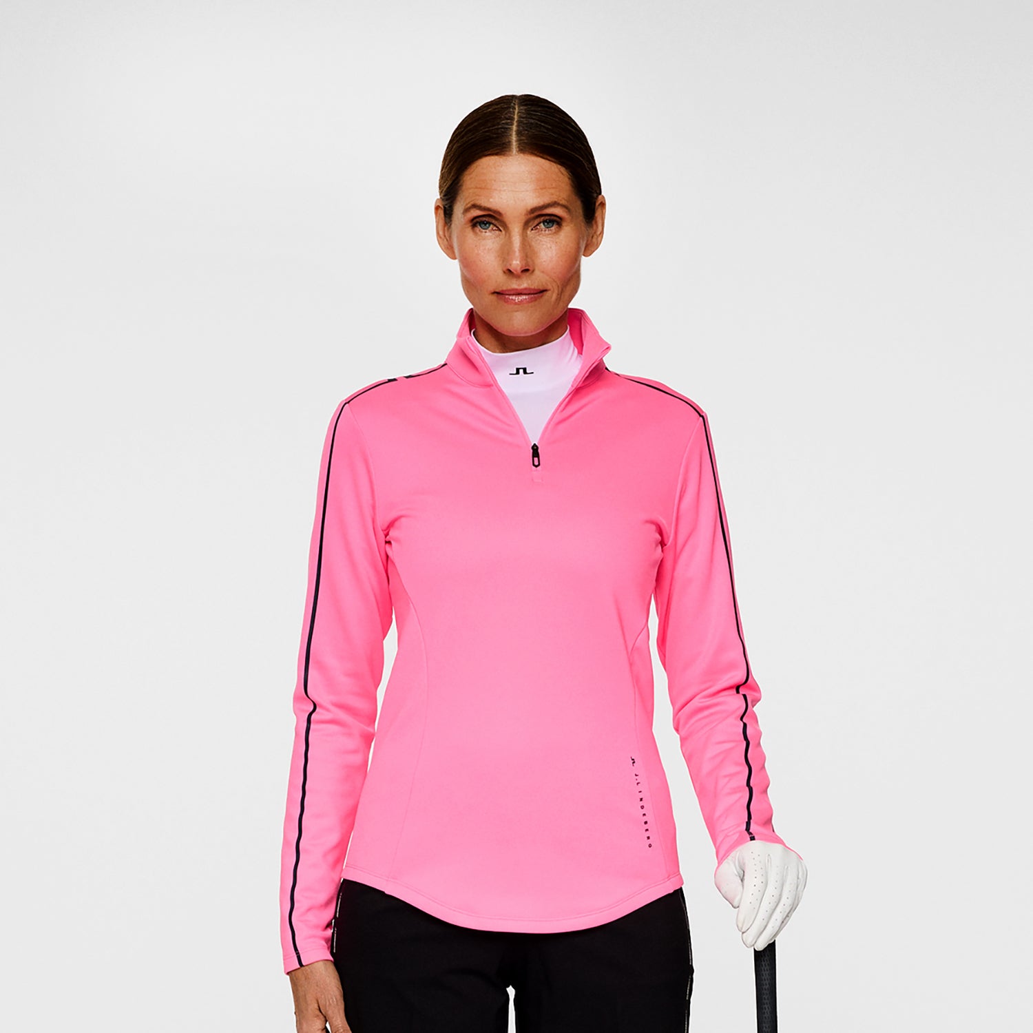 J.Lindeberg Ladies Mid-Layer with Stripe Detailing